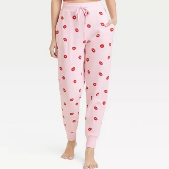 Women's Fleece Lounge Jogger Pants Colsie XL - Picture 1 of 9